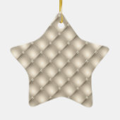 Champagne Gold Glam Sparkle Glitz Keramisch Ornament (Achterkant)