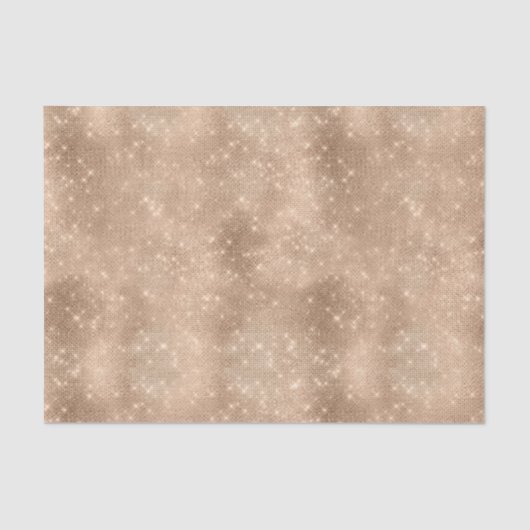 Champagne Gold Glam Sparkle Glitz Tissuepapier (Voorkant)