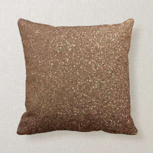 Champagne Gold Glitter Faux Sierkussen