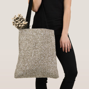 Champagne Gold Glitzy Glitter Draagtas