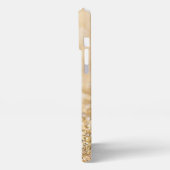 Champagne goudbruin iPhone hoesje (Linkerkant)