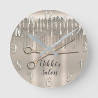 Champagne Gouden Haarstylist Diamanten Glitter Dri