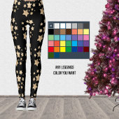 Champagne gouden pleisters leggings