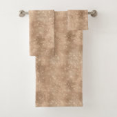 Champagne Gouden Sparkle Kerstmis Bad Handdoek (Insitu)