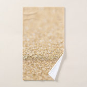 Champagne goudglitter bad handdoek (Handdoek)