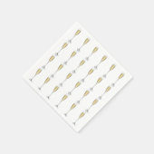 Champagne Hearts servetten (Hoek)