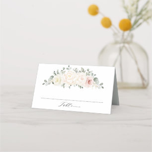 Champagne Ivory Blush Pink Floral Greenery Wedding