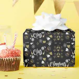 Champagne Knalfeest Viering Feest Cadeaupapier