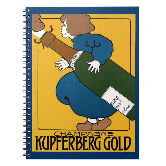Champagne Kupferberg Gold Notitieboek (Voorkant)