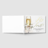 Champagne Let's Toast Winter Engagement Gastenboek (Volledig)