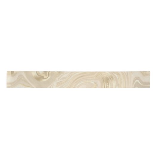 Champagne Light Brown Elegant Abstract Swirl Lint (Voorkant)