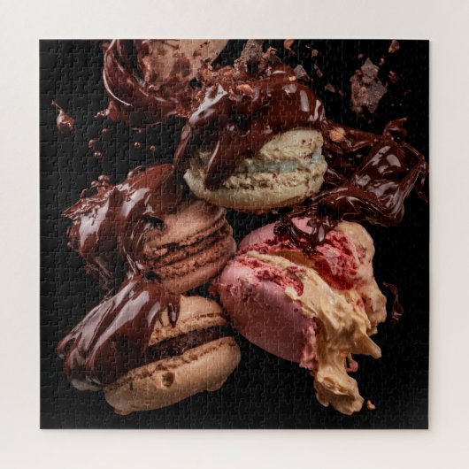 Champagne & Macarons Legpuzzel (Verticaal)
