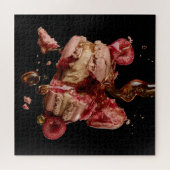Champagne & Macarons Legpuzzel (Horizontaal)