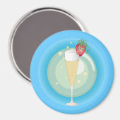 Champagne Magneet (Voorkant / Achterkant)