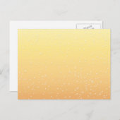 Champagne met Tiny Bubbles Background Art Briefkaart (Voorkant / Achterkant)