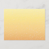Champagne met Tiny Bubbles Background Art Briefkaart (Voorkant)