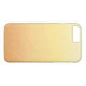 Champagne met Tiny Bubbles Background Art Case-Mate iPhone Case (Achterkant (Horizontaal))