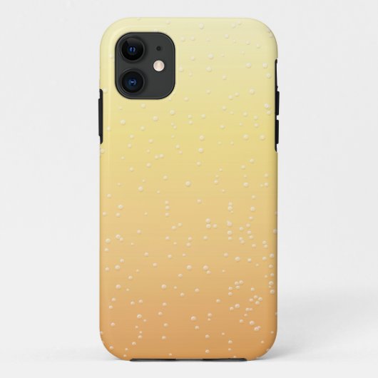 Champagne met Tiny Bubbles Background Art Case-Mate iPhone Case (Achterkant)
