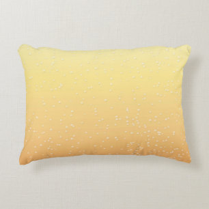 Champagne met Tiny Bubbles Background Art Decoratief Kussen