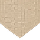 Champagne Metallic Diamond Patronen Tafelkleed (Gekanteld)