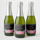 Champagne mini-flessen gunsten gepersonaliseerd sparkling wijnetiket (Flessen)
