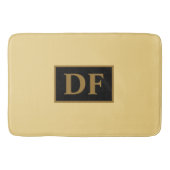 Champagne Monogrammed Bath Mat (Voorkant)