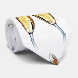 ***CHAMPAGNE NOËL ET NOUVEL AN*** CRAVATE