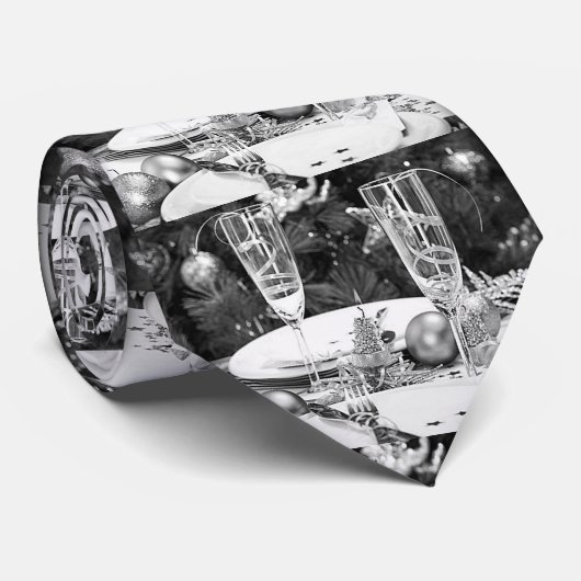 ***CHAMPAGNE NOËL & NOUVELLE ANNÉE*** CRAVATE (Roulé)