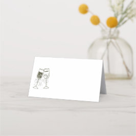 Champagne Olijfhout Groen Blank Trouwen