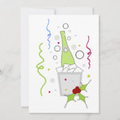 Champagne op ijs kaart (Voorkant)