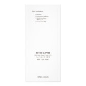 Champagne Parties scintillant Rose Salon Prix Menu (Dos)