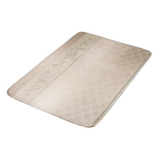 Champagne Patterned Design Badmat (Gekanteld)