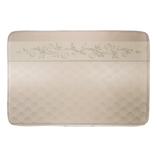 Champagne Patterned Design Badmat (Voorkant)