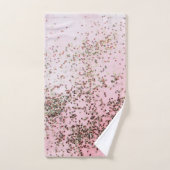 Champagne Pink Confetti (Serviette à main)