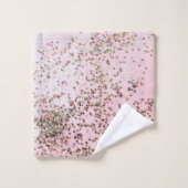 Champagne Pink Confetti (Gant de toilette)