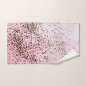Champagne Pink Confetti (Serviette à main)