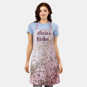 Champagne Pink Confetti Schort (Gedragen)