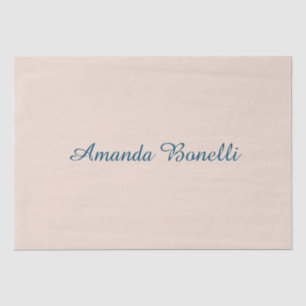 Champagne Pink Plain Simple Minimalist Modern Tissuepapier