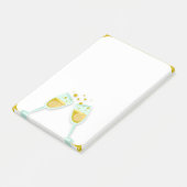 Champagne Post-it® Notes (Schuin)