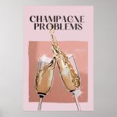 Champagne problemen Poster (Voorkant)