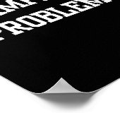 Champagne Problems Funny Quote Day Drinking Birthd Poster (Hoek)