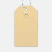 Champagne Prosecco Liefhebber proost op u Cadeaulabel (Achterkant)