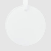 Champagne Prosecco-mousserende kerstwinter Ornament (achterkant)