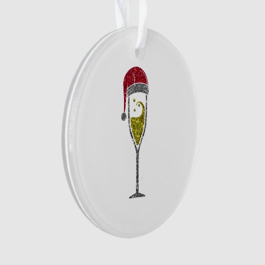 Champagne Prosecco pétillant Noël hiver (devant)