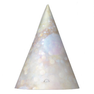 Champagne Regenboog Bokeh Glitter Glam Feestje Feesthoedjes