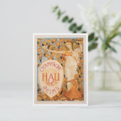 Champagne Reims  Drink en kunst van wijn Briefkaart (Staand voorkant)