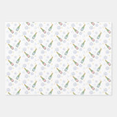 Champagne Resoluties Oud en Nieuw Inpakpapier Vel (Voorkant)