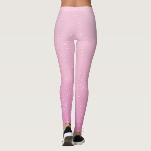 Champagne rose Fun Mode Leggings (Dos)