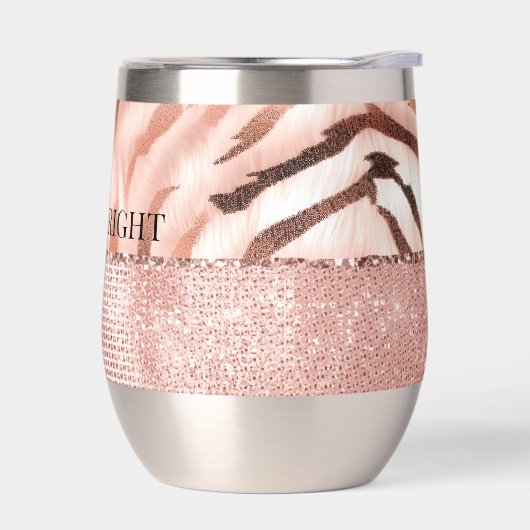 Champagne rose Rose Glam Zebra (Gauche)