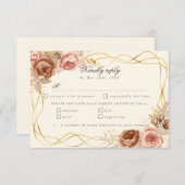 champagne roses RSVP avec choix de repas (Devant / Derrière)